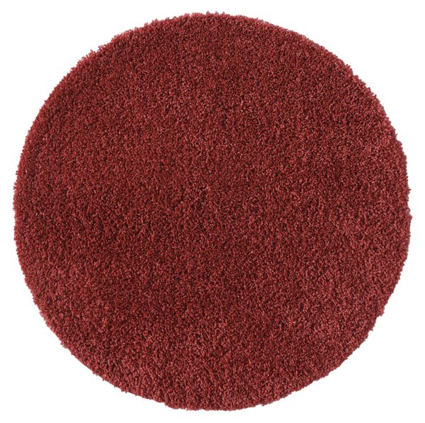 Teppich Elodie, 120cm x 120cm, Farbe Weinrot, rund, Florhöhe 37mm