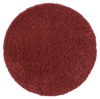 Teppich Elodie, 120cm x 120cm, Farbe Weinrot, rund, Florhöhe 37mm