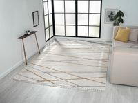 Teppich Mila, 200cm x 290cm, Farbe Hellgrau, rechteckig, Florhöhe 10mm