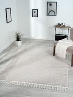 Teppich Anouk, 140cm x 200cm, Farbe Weiß, rechteckig, Florhöhe 17mm
