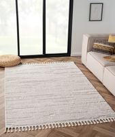 Teppich Anouk , 160cm x 230cm, Farbe Weiß, rechteckig, Florhöhe 17mm