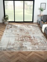 Teppich Oceane, 200cm x 290cm, Farbe Rotbraun, rechteckig, Florhöhe 8mm