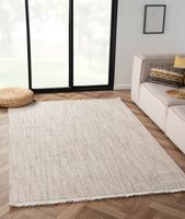 Teppich Lucile, 160cm x 230cm, Farbe Weiß, rechteckig, Florhöhe 7mm