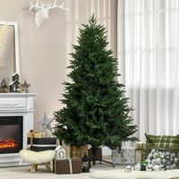 180 cm Weihnachtsbaum Künstlich Naturgetreu Dichte Zweige Kunsttanne Tannenbaum mit 4030 Astspitzen realistisches Aussehen für Weihnachtsfest Grün