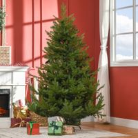 180 cm Weihnachtsbaum Künstlich Naturgetreu Dichte Zweige mit 1942 Astspitzen realistisches Aussehen Grün