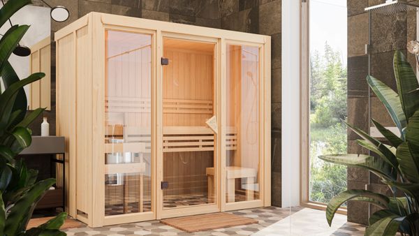 Elementsauna Sky II 3,6 kW Ofen + Steuergerät Easy Bio
