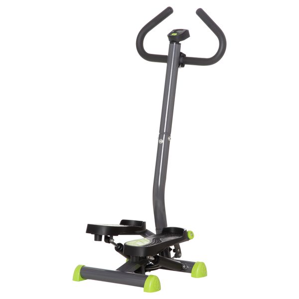 Stepper Fitness Swing Stepper mit LCD-Schirm bis 100 kg 55 x 44 x 108 cm