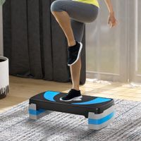 Steppbrett Aerobic-Stepper höhenverstellbar 10-20cm für Zuhause