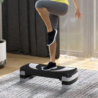 Steppbrett Aerobic-Stepper höhenverstellbar 10-20cm für Zuhause