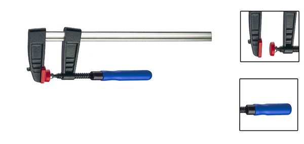 1x Schraubzwinge 150 x 50 mm Leimzwinge Klemmzwinge Einhandzwinge