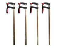 4x Profi Schraubzwinge 200x50 mm Zwinge Leimzwinge Klemmzwinge Temperguß