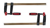 2x Profi Schraubzwinge 200x50 mm Zwinge Leimzwinge Klemmzwinge Temperguß