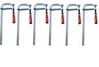 6 Stück Profi Ganzstahl Schraubzwinge 500 x 120 mm Tischzwinge Zwingen