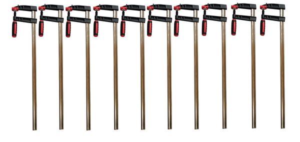 8x Profi Schraubzwinge 200x50 mm Zwinge Leimzwinge Klemmzwinge Temperguß
