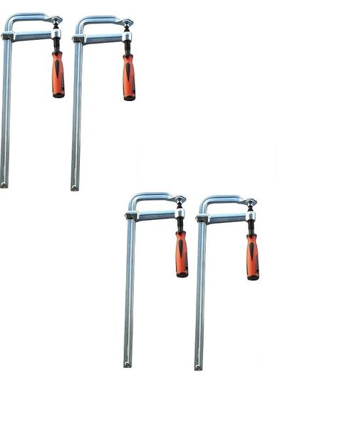 4 Stück Profi Ganzstahl Schraubzwinge 300 x 120 mm Tischzwinge Zwingen