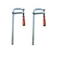 2 Stück Profi Ganzstahl Schraubzwinge 200 x 120 mm Tischzwinge Zwingen