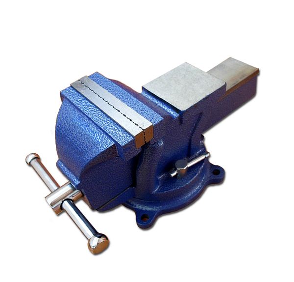 Schraubstock Werkbankschraubstock 125mm drehbar 360° für Werkbank