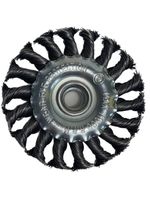 Scheibenbürsten Zopfbürsten 150mm Bürsten gezopft Drahtbürsten 3x
