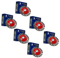 Kegelbürsten Drahtbürste 115mm Bürste gezopft Winkelschleifer Flex 3x