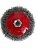 Rundbürste 115mm Bürste gewellt Drahtbürste Winkelschleifer Flex x 12