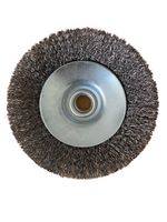 24x Rundbürste 115mm Bürste gewellt Drahtbürste Winkelschleifer Flex
