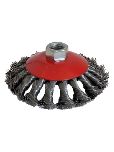Kegelbürsten Drahtbürste 100mm Bürste gezopft Winkelschleifer Flex 24x