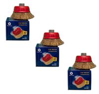 Topfbürste 65mm Bürste gewellt Winkelschleifer & Flex 12x