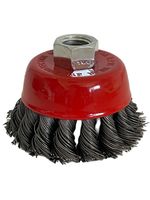 Topfbürsten Drahtbürsten 125mm Bürsten gezopft Winkelschleifer 6x