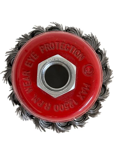 Topfbürsten Drahtbürsten 65mm Bürste gezopft Winkelschleifer & Flex 3x