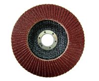 5x Fächerschleifscheiben 125mm konisch P 60 Braun Lamellenscheiben