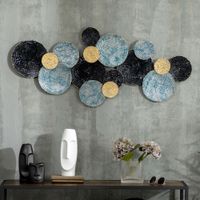 3D Wandbild Metallbild für Esszimmer 121 x 53cm