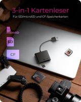 IB-CR301-U3, 3-fach Kartenleser mit USB 3.0 Type-A Anschluss