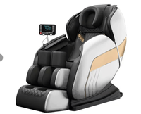 Elektrischer Massagesessel, ca. 111 x 74 x 103 cm - Schwarz / Off-White