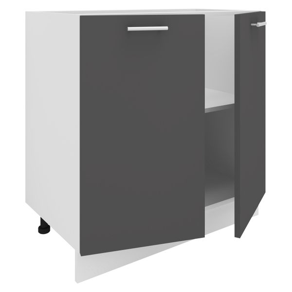 Küchenschrank Breite 80 cm Drehtüren Unterschrank Küche Küchenmöbel Esilo