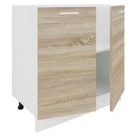 Küchenschrank Breite 80 cm Drehtüren Unterschrank Küche Küchenmöbel Esilo