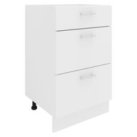 Küchenschrank Breite 50 cm Schublade Unterschrank Küche Küchenmöbel Esilo