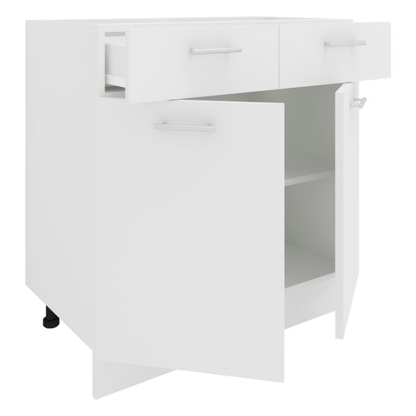 Küchenschrank Breite 80 cm Schublade Unterschrank Küche Küchenmöbel Esilo