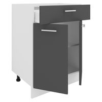 Küchenschrank Breite 60 cm Schublade Unterschrank Küche Küchenmöbel Esilo