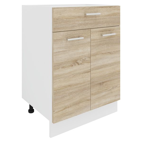 Küchenschrank Breite 60 cm Schublade Unterschrank Küche Küchenmöbel Esilo