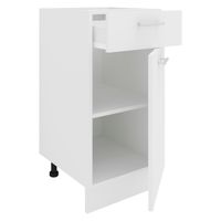Küchenschrank Breite 40 cm Schublade Unterschrank Küche Küchenmöbel Esilo