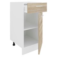 Küchenschrank Breite 40 cm Schublade Unterschrank Küche Küchenmöbel Esilo