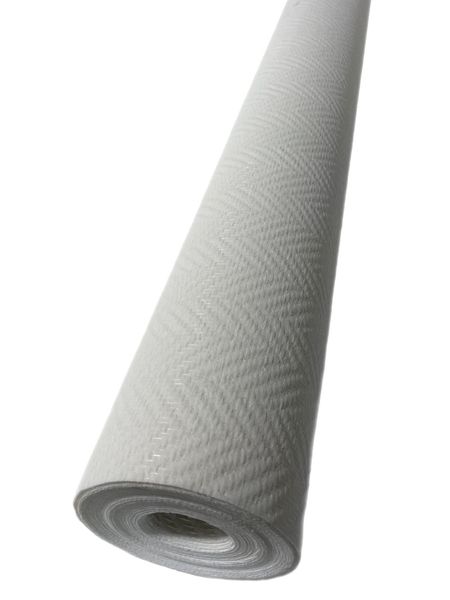 Glasfasertapete incl. KLEBER Fischgräte 165g/m² Vorgestrichen 1x25m²