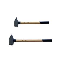 2 tlg Set Schlosserhammer Hickorystiel 3/4 kg Hammer Vorschlaghammer