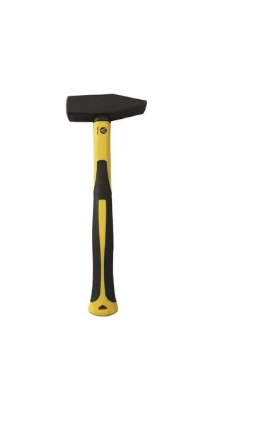 Schlosserhammer Fiberglasstiel 1000 g Schlosser Hammer Stielschutz