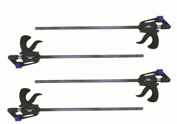 4x Schnellspannzwinge 100 mm Einhandzwinge Klemmzwinge Schraubzwingen