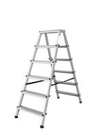 Leiter Trittleiter Klappleiter zweiseitige Haushaltsleiter 2x6 Stufen