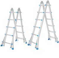 Teleskopleiter Stehleiter Mehrzweckleiter Alu Leiter Klappleiter 4 x 5