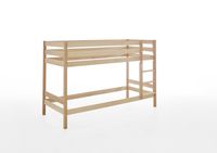 Etagenbett Lupo mit 2 Liegeflächen 90 x 200 cm, ohne Lattenrost, Buche massiv geölt