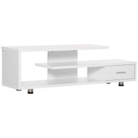TV-Lowboard TV Schrank Fernsehschrank für Fernseher bis zu 45 Zoll Weiß