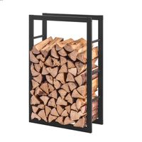 Brennholzregal Kaminholzablage Kaminholzregal 100x60x25cm
